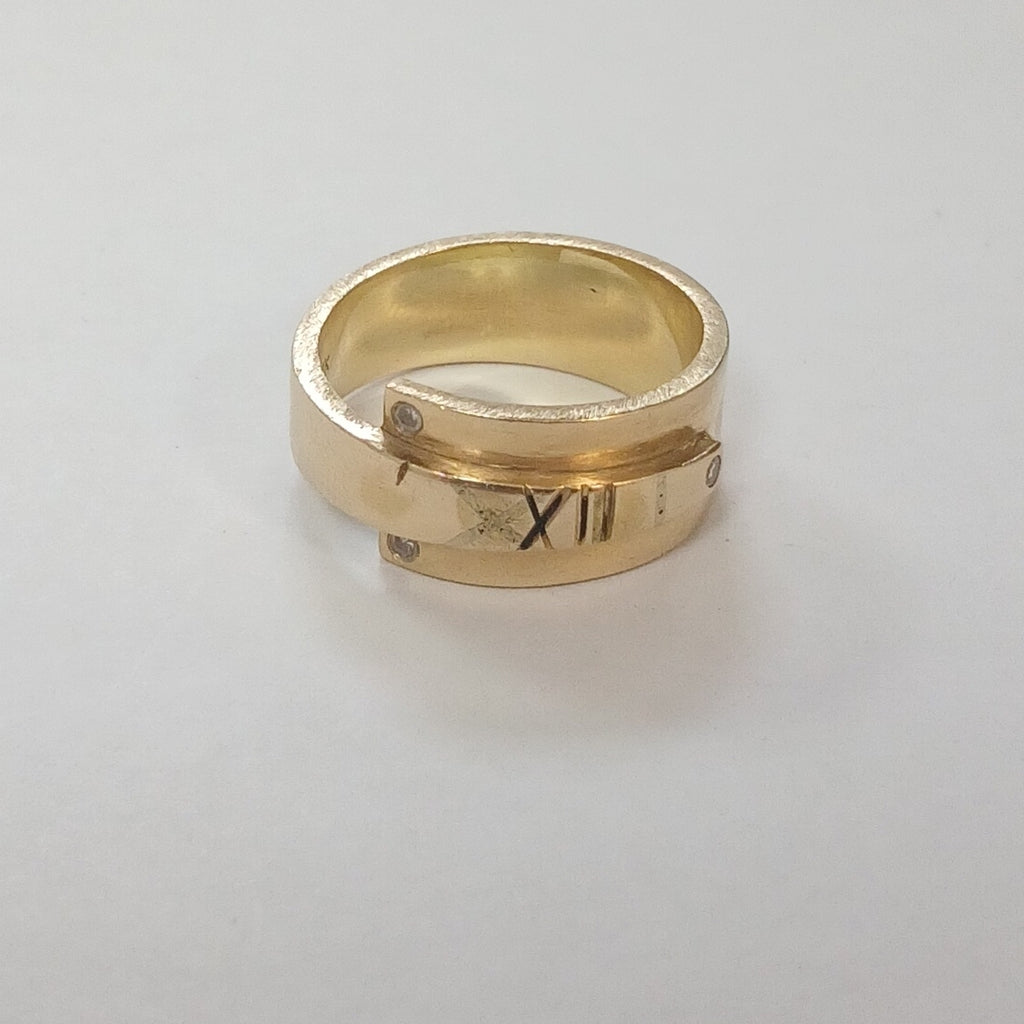 ANILLO ORO 14 K 10,10 GRMS (SEMINUEVO)