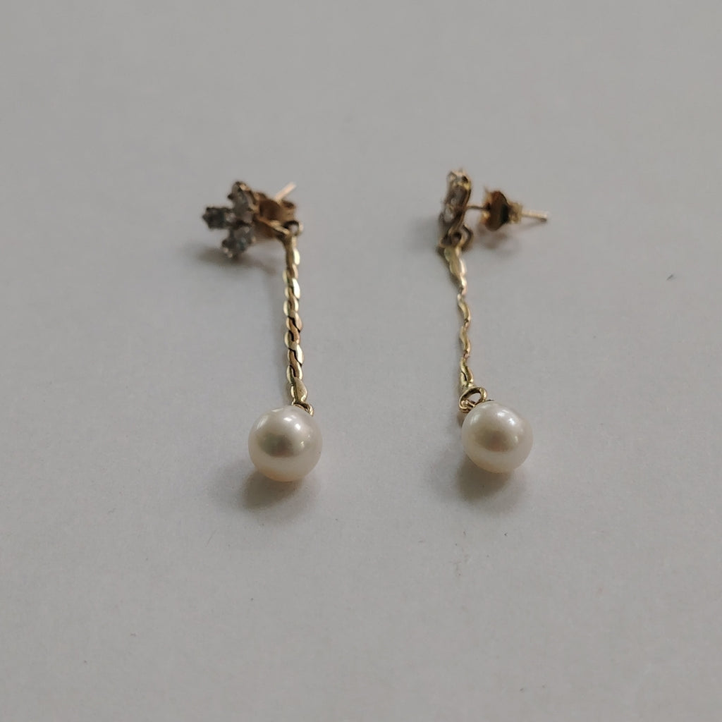 ARETES PAR ORO 14 K 1.7 GRMS (SEMINUEVO)