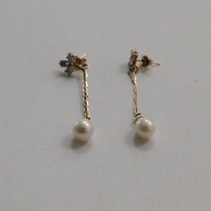 ARETES PAR ORO 14 K 1.7 GRMS (SEMINUEVO)
