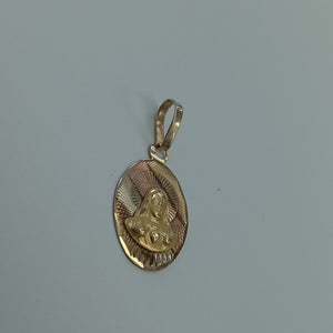 DIJE,MEDALLA RELIGIOSA ORO 10 K 1,10 GRMS (SEMINUEVO)