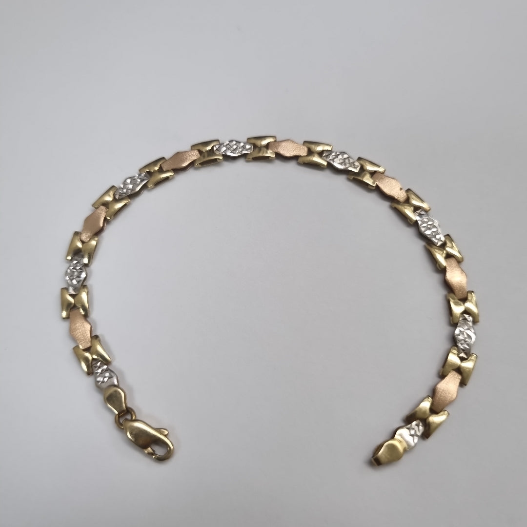 PULSERA ORO,ORO COMBINADO 10 K 4,40 GRMS (SEMINUEVO)