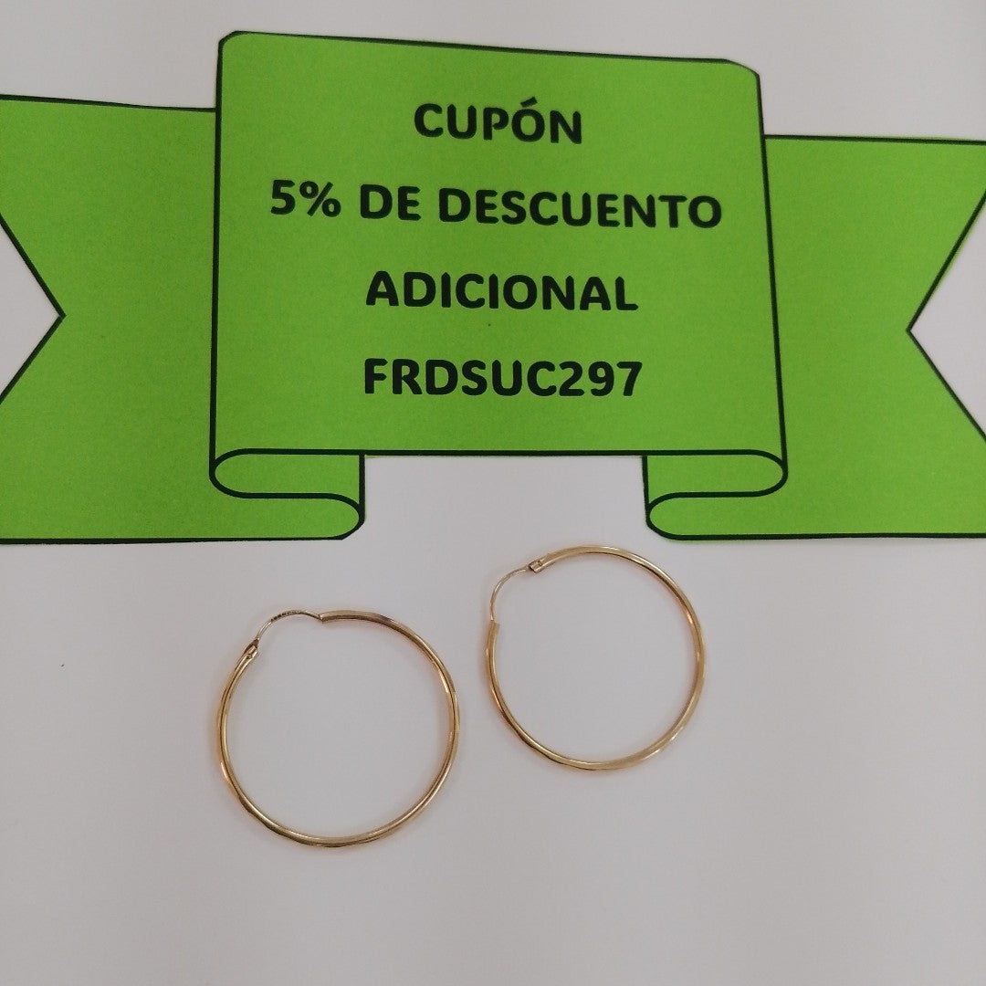 ARRACADAS PAR ORO 10 K 1,90 GRMS (SEMINUEVO)