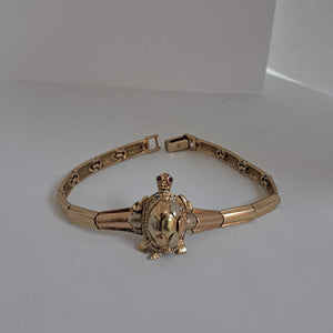 PULSERA ORO COMBINADO 14 K 19,30 GRMS (SEMINUEVO)