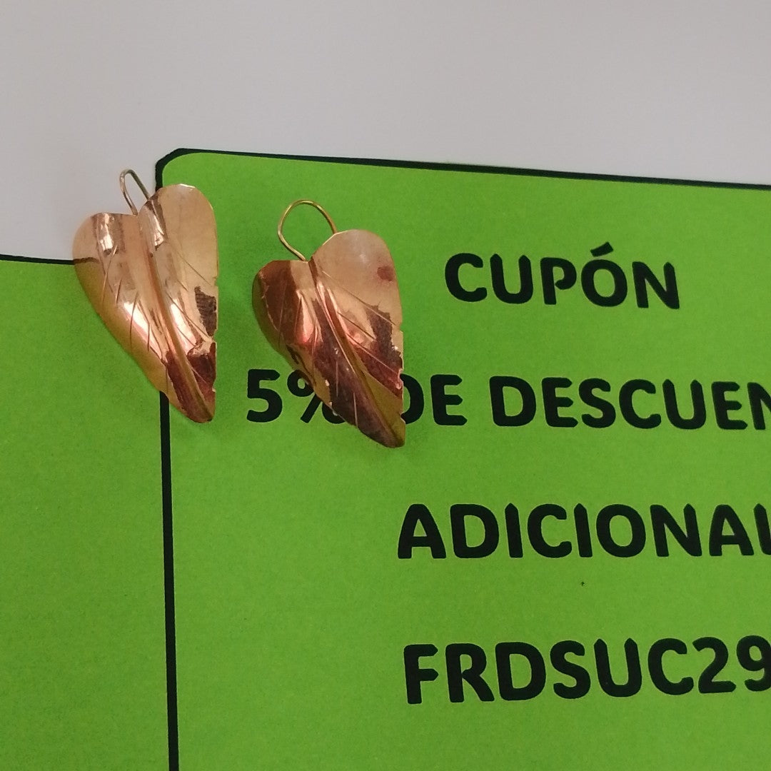 ARETES PAR ORO 10 K 0,90 GRMS (SEMINUEVO)