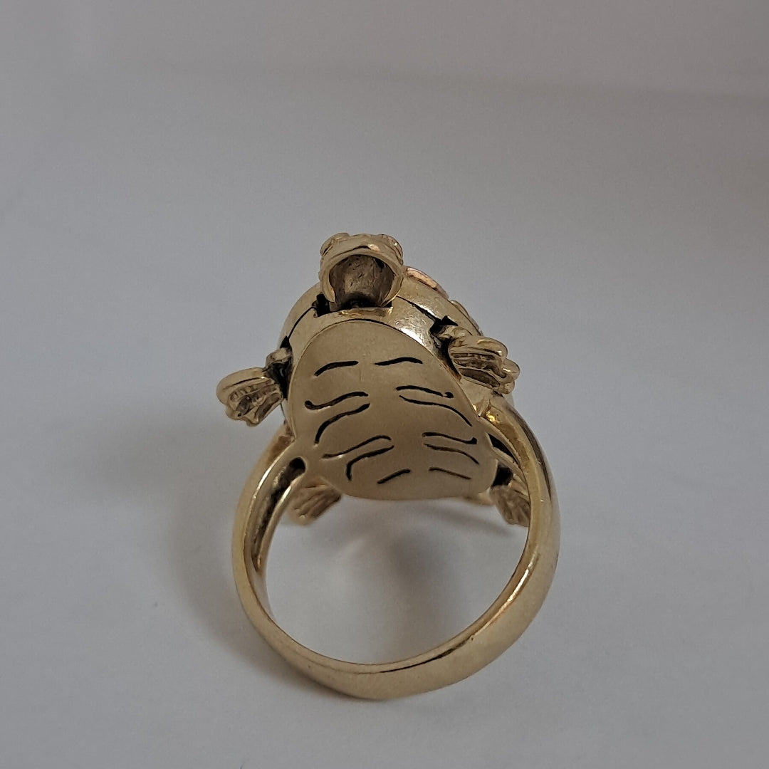 ANILLITO ORO COMBINADO 14 K 10,90 GRMS (SEMINUEVO)