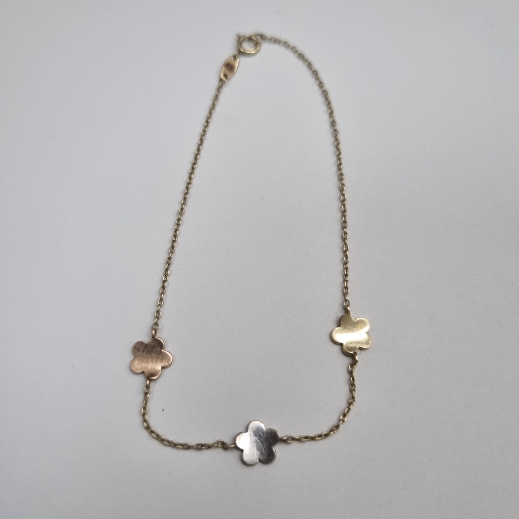 PULSERA ORO,ORO COMBINADO 10 K 1,60 GRMS (SEMINUEVO)