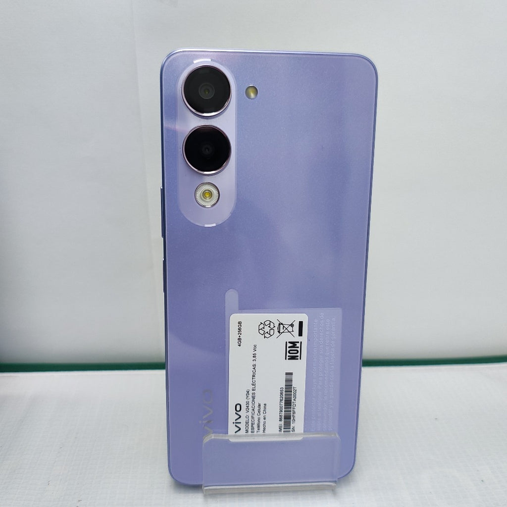 CELULAR VIVO Y04 V2430 (2025) 256 GB 4 GB RAM (SEMINUEVO)