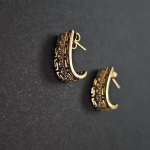 BROQUELES PAR ORO 14 K 4,00 GRMS (SEMINUEVO)