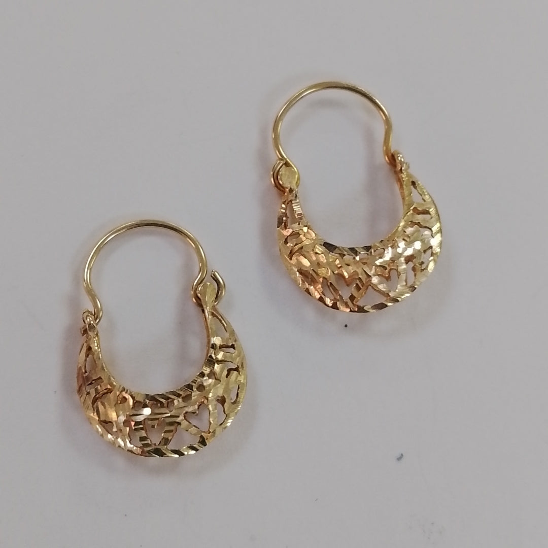 ARRACADAS PAR ORO 10 K 1,60 GRMS (SEMINUEVO)