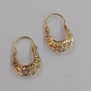 ARRACADAS PAR ORO 10 K 1,60 GRMS (SEMINUEVO)