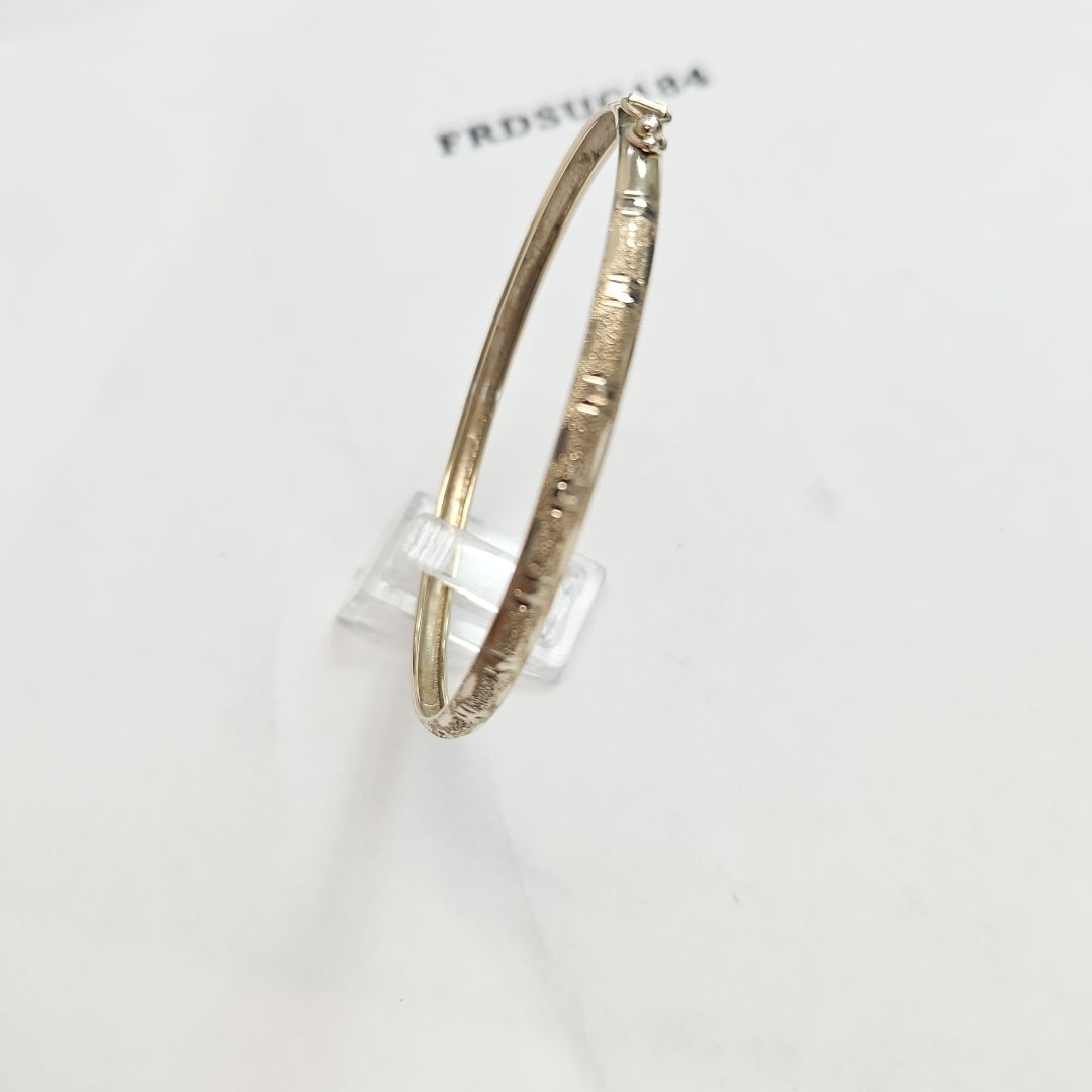 PULSERA RIGIDA ORO 14 K 3.9 GRMS (SEMINUEVO)