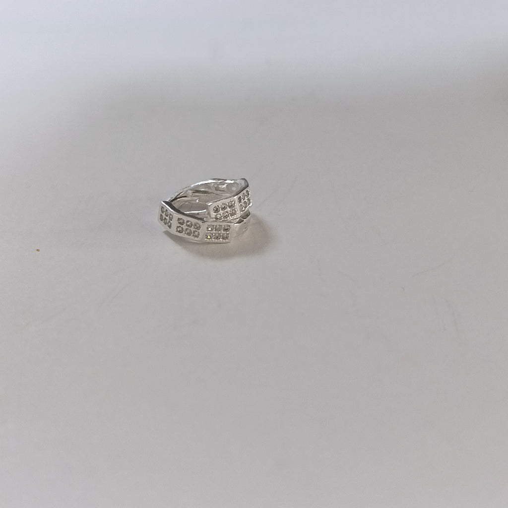 ARRACADAS C/CIRCONIAS PLATA .925 2.5 GR (NUEVO)