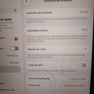 TABLETA APPLE IPAD AIR (M3) 11" A3266 (2025) 128 GB 8 GB RAM (SEMINUEVO)