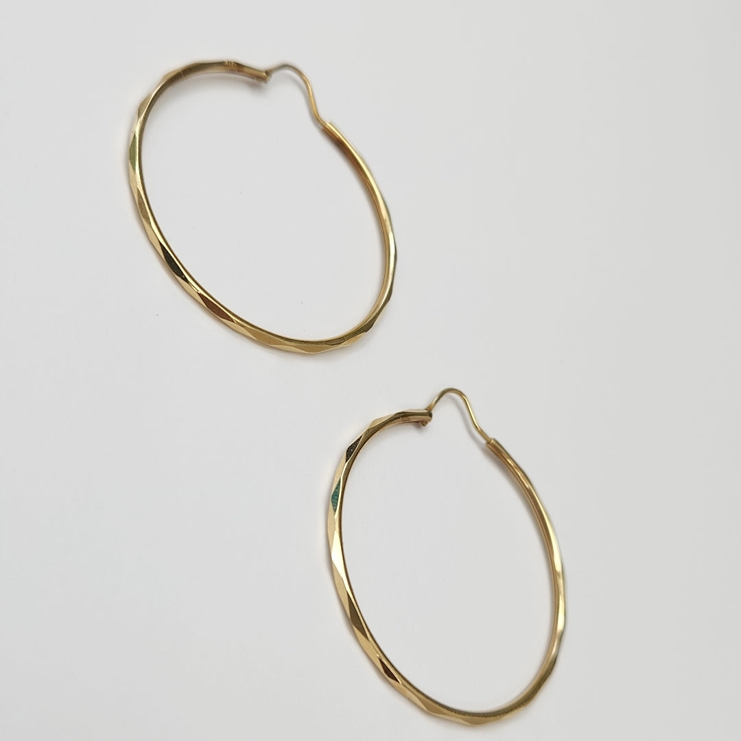 ARRACADAS PAR ORO 14 K 3.1 GRMS (SEMINUEVO)