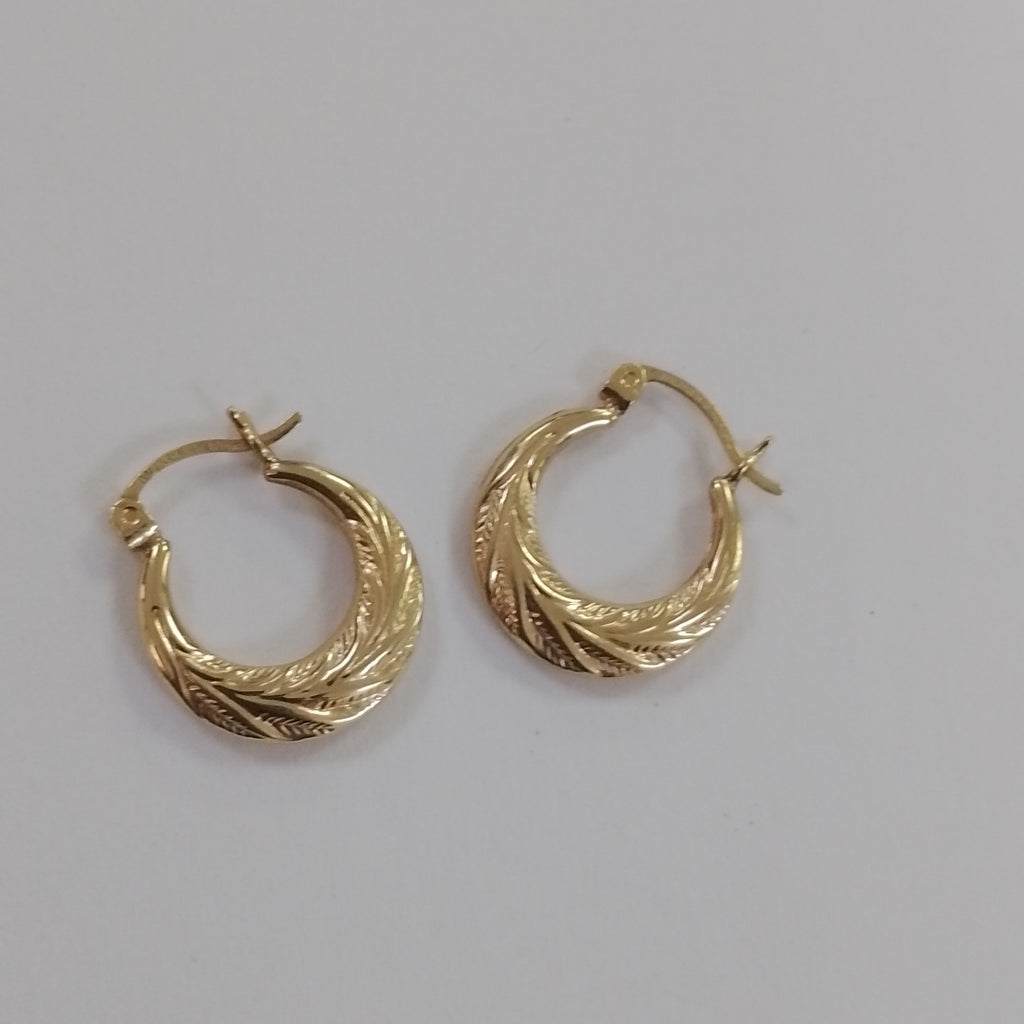 ARRACADAS PAR ORO 10 K 1,40 GRMS (SEMINUEVO)