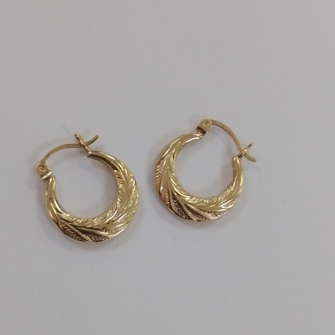ARRACADAS PAR ORO 10 K 1,40 GRMS (SEMINUEVO)