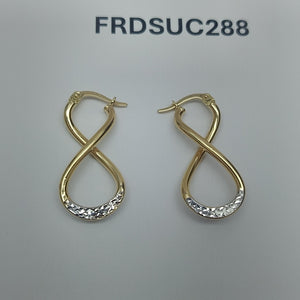 ARRACADAS PAR ORO 14 K 1.6 GRMS (SEMINUEVO)