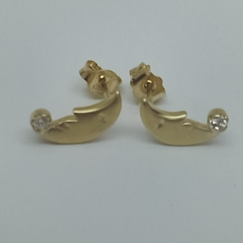 BROQUELES PAR ORO 14 K 1.3 GRMS (SEMINUEVO)