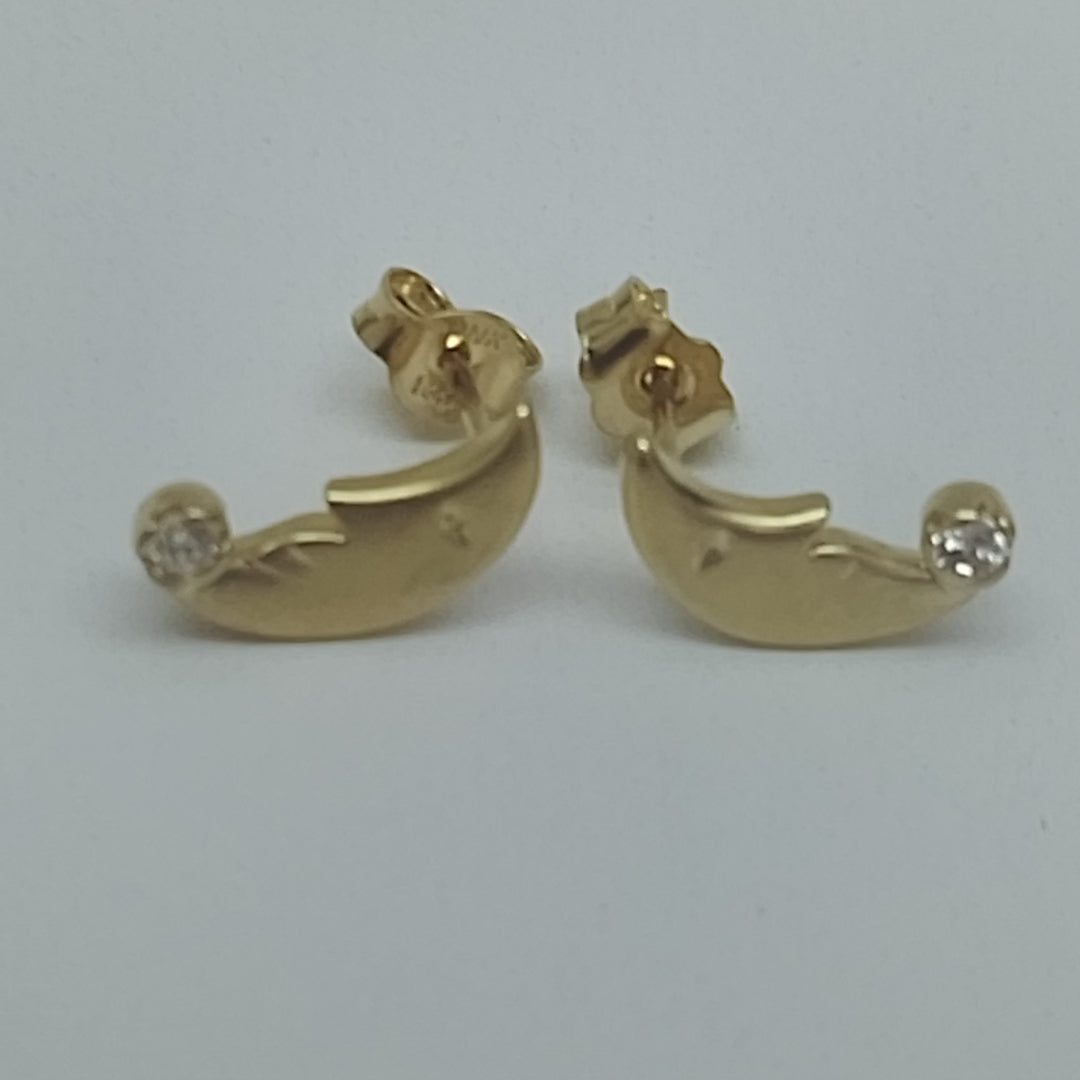 BROQUELES PAR ORO 14 K 1.3 GRMS (SEMINUEVO)