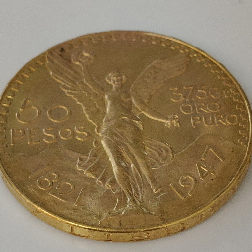 K1 41,60 GRMS 21 K IDENTIFICACIÓN MONEDA NOMINATIVA MONEDAS PESOS 50 PESOS (SEMINUEVO)