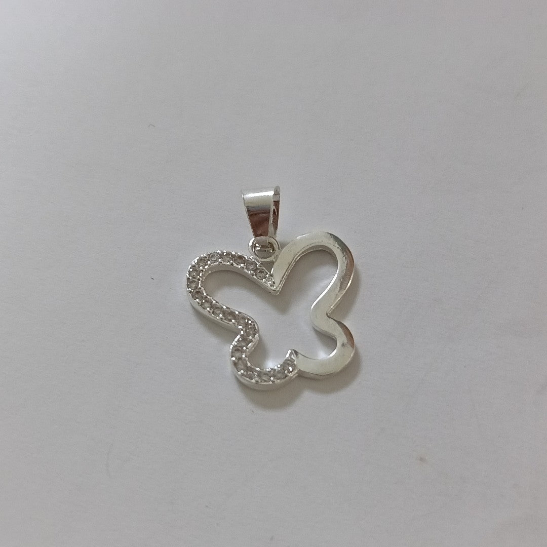 DIJE MARIPOSA C/CIRCONIAS PLATA .925 2.4 GR (NUEVO)