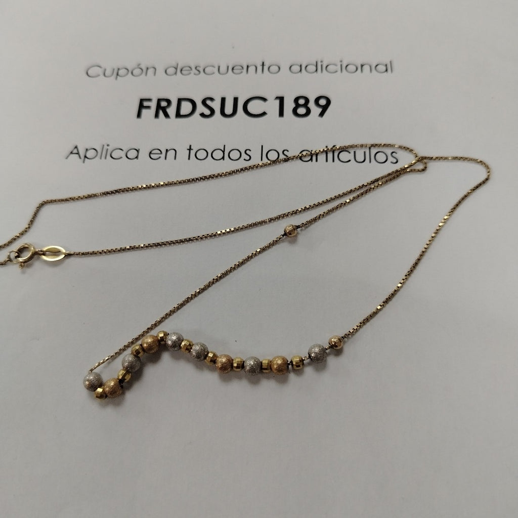 CADENA ORO 10 K 3.6 GRMS (SEMINUEVO)