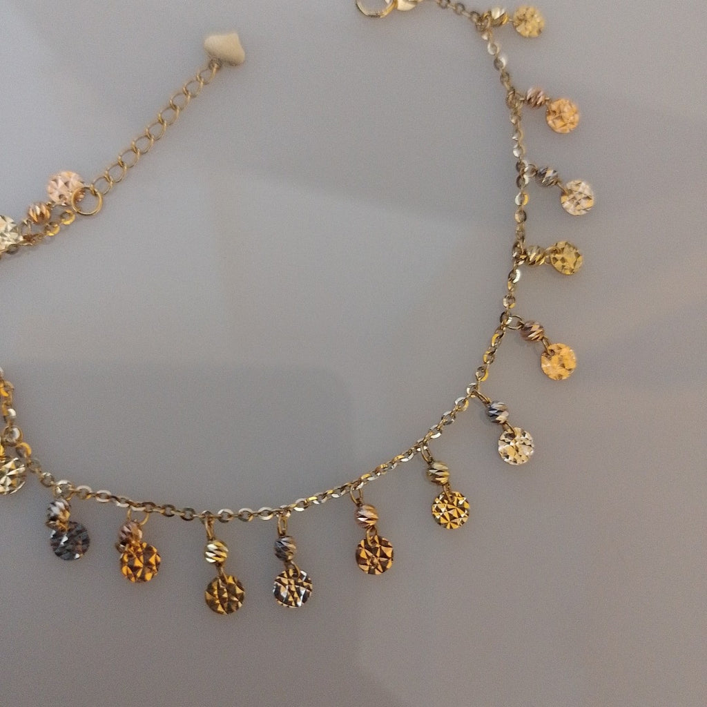 PULSERA ORO, ORO COMBINADO 14 K 2.9 GRMS (SEMINUEVO)