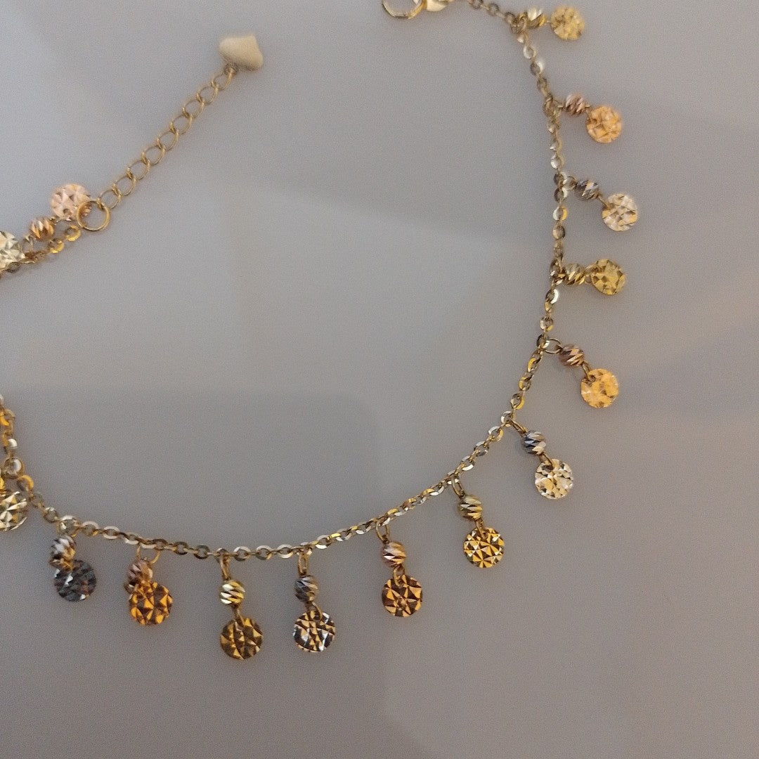PULSERA ORO, ORO COMBINADO 14 K 2.9 GRMS (SEMINUEVO)