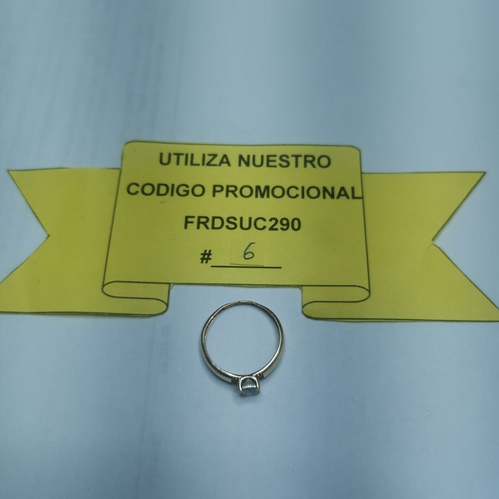 SOLITARIO ORO 14 K 1.5 GRMS (SEMINUEVO)