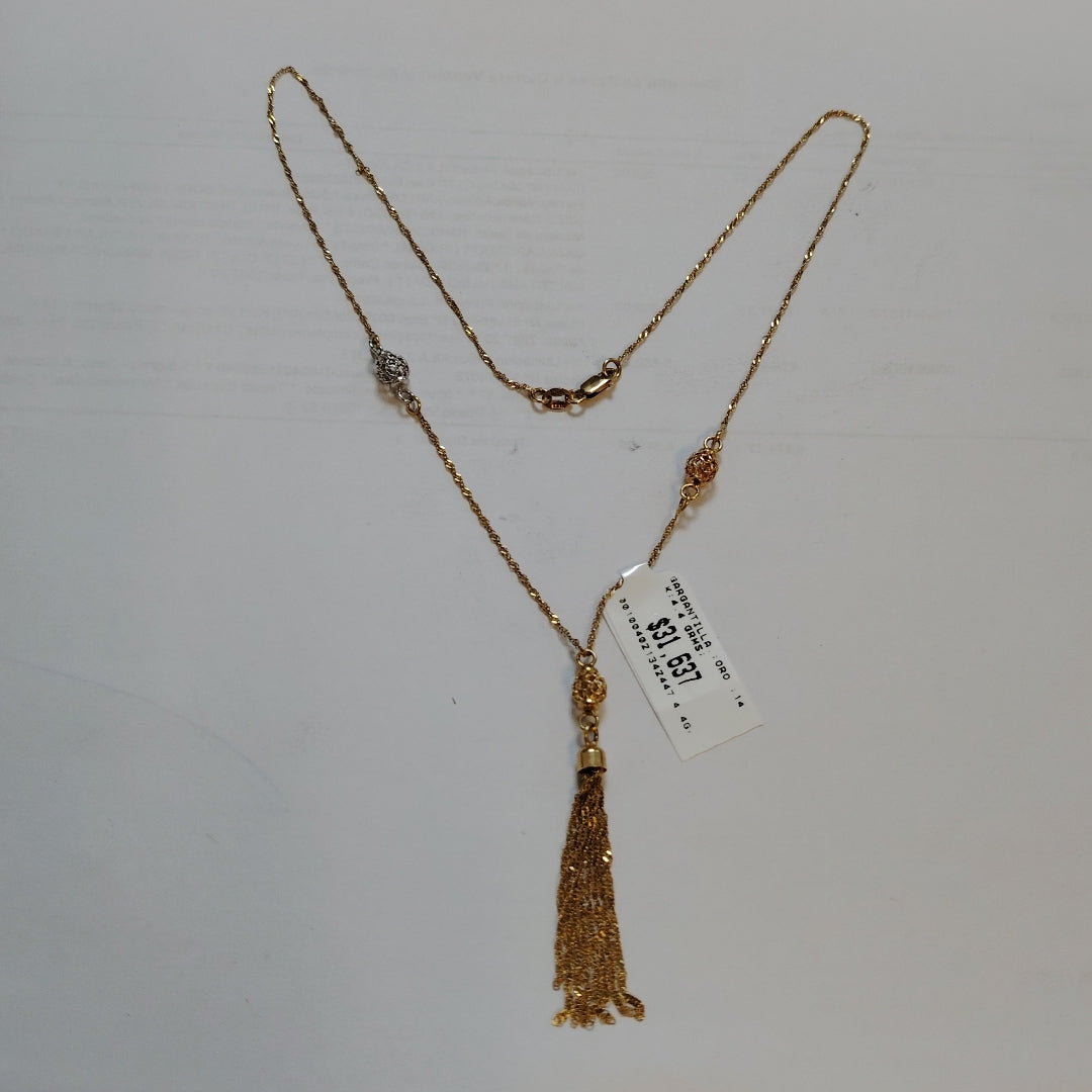 GARGANTILLA ORO 14 K 4.4 GRMS (SEMINUEVO)