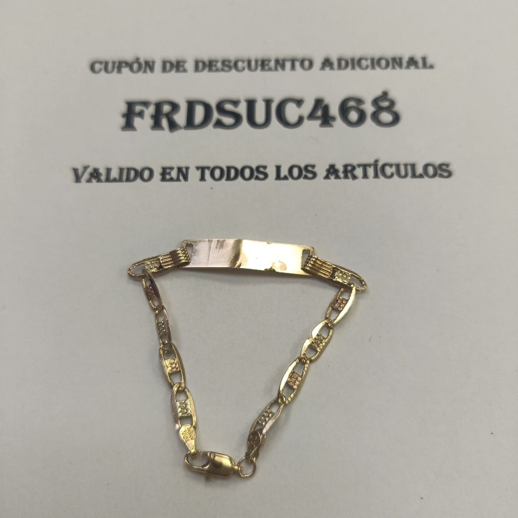 ESCLAVA ORO COMBINADO 10 K 4,00 GRMS (SEMINUEVO)