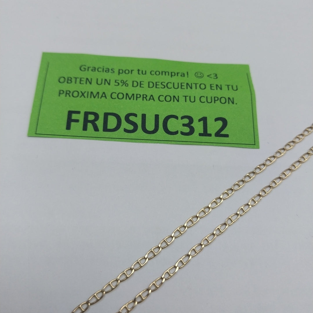 CADENA ORO 14 K 3 GRMS (SEMINUEVO)