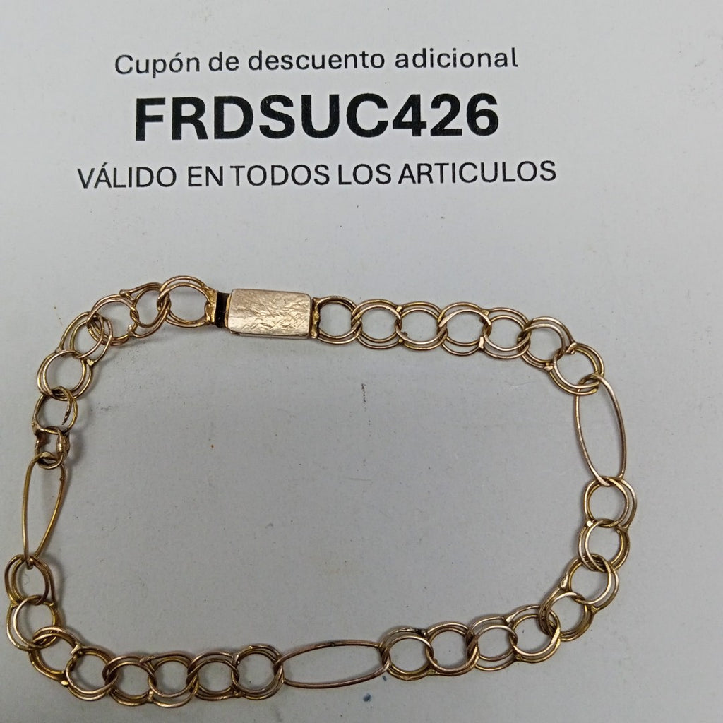 PULSERA ORO 10 K 3.6 GRMS (SEMINUEVO)