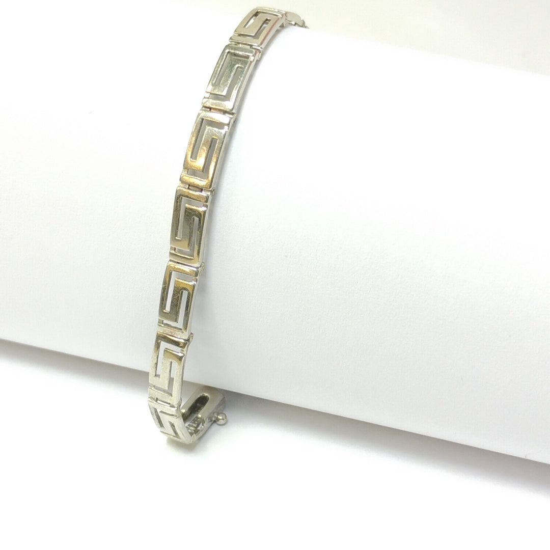 PULSERA ORO BLANCO 14 K 7.7 GRMS (SEMINUEVO)