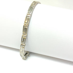 PULSERA ORO BLANCO 14 K 7.7 GRMS (SEMINUEVO)