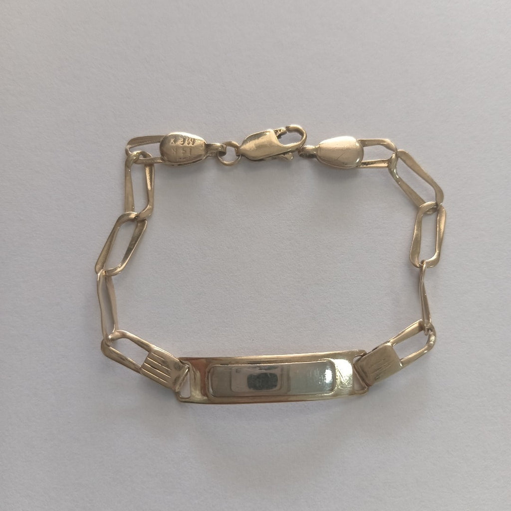 ESCLAVA ORO 14 K 3.6 GRMS (SEMINUEVO)