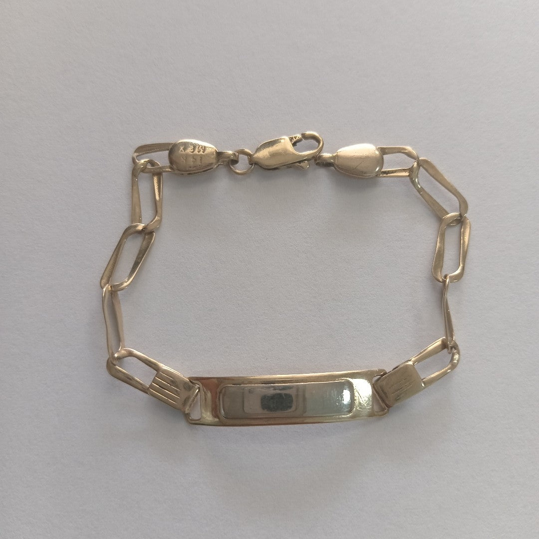 ESCLAVA ORO 14 K 3.6 GRMS (SEMINUEVO)