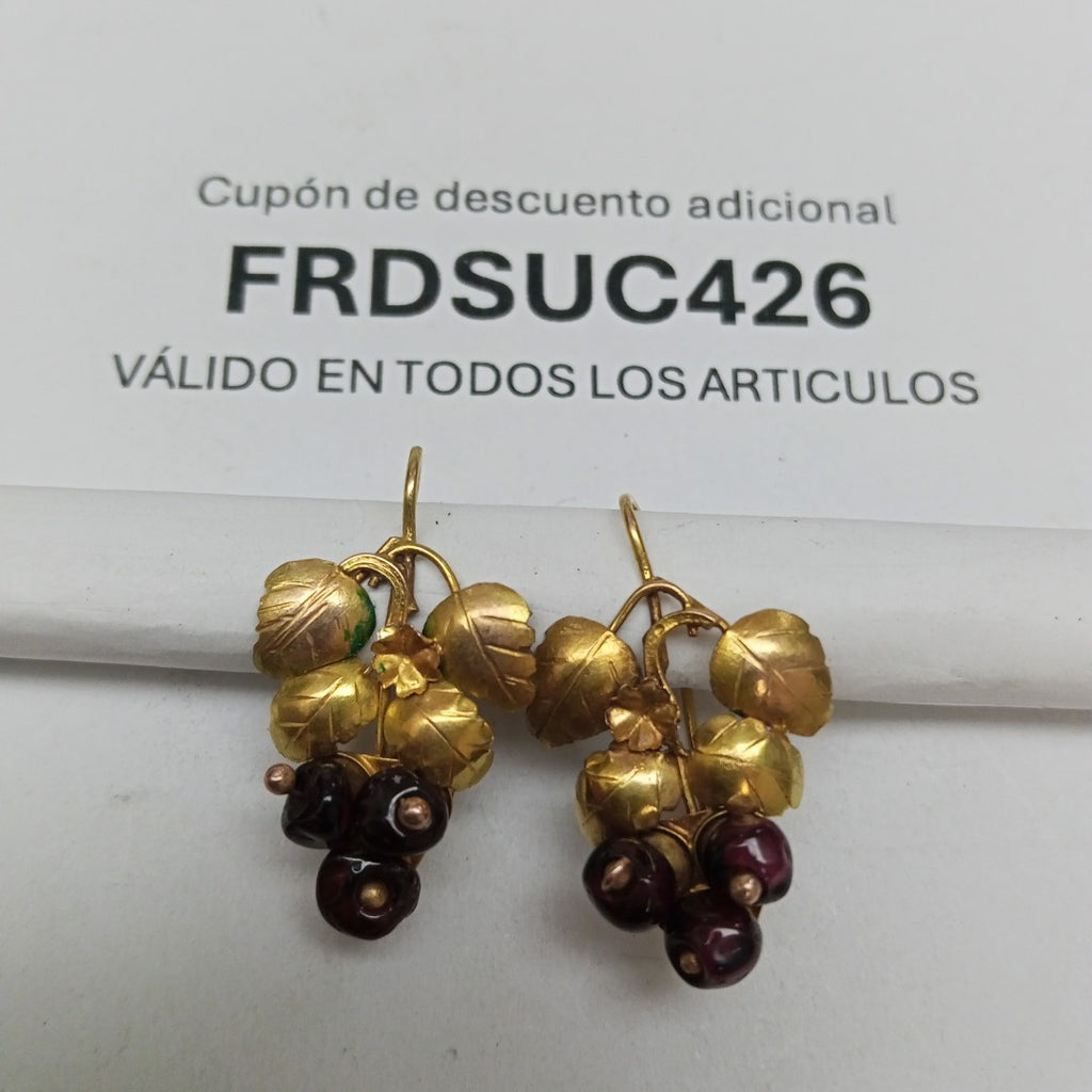 ARETES PAR ORO 8 K 2.7 GRMS (SEMINUEVO)