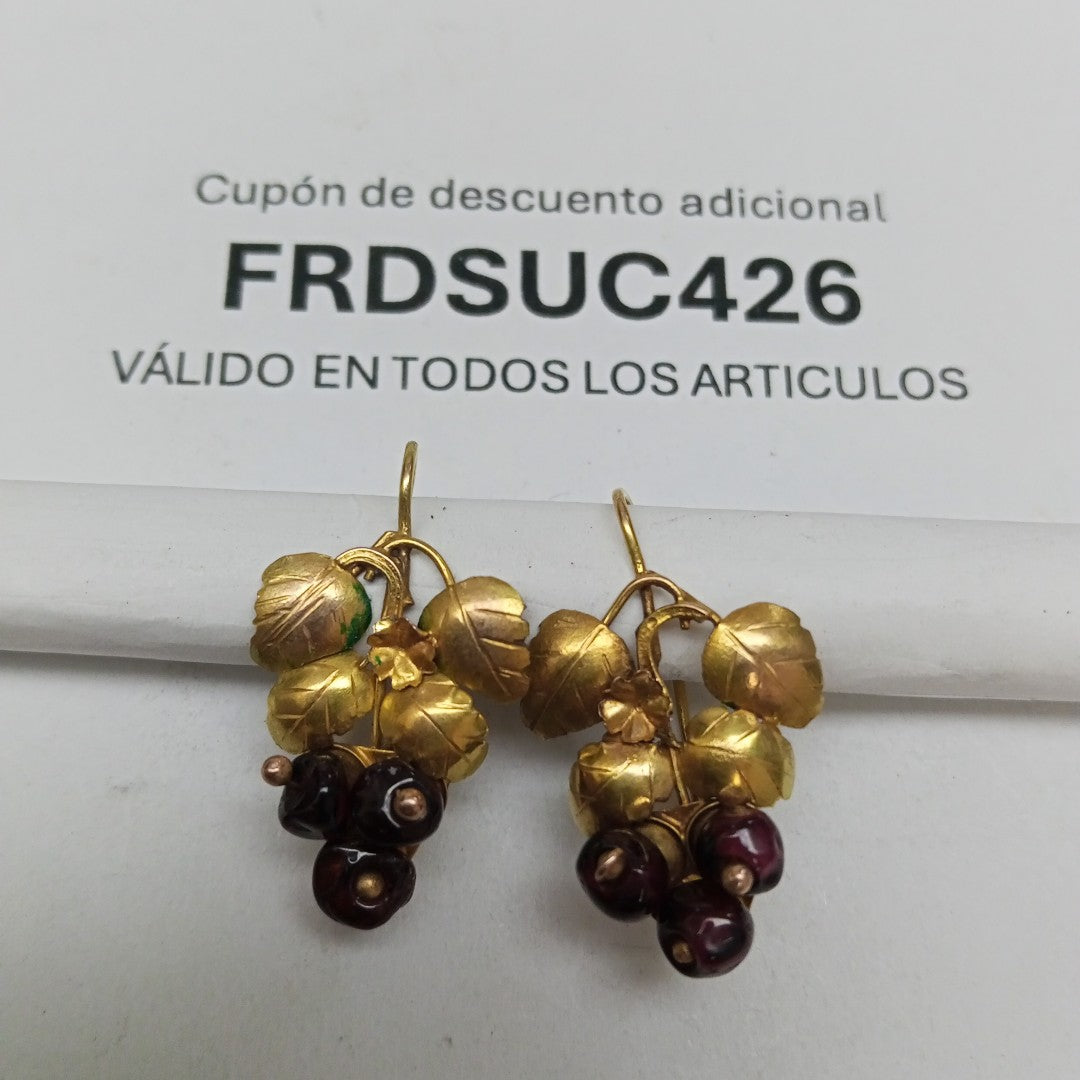 ARETES PAR ORO 8 K 2.7 GRMS (SEMINUEVO)