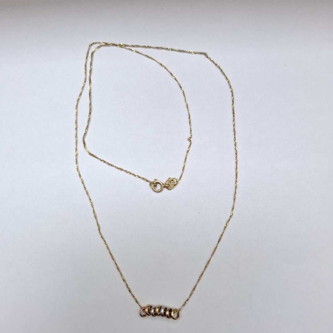 CADENA,DIJE ORO 14 K 1,30 GRMS (SEMINUEVO)