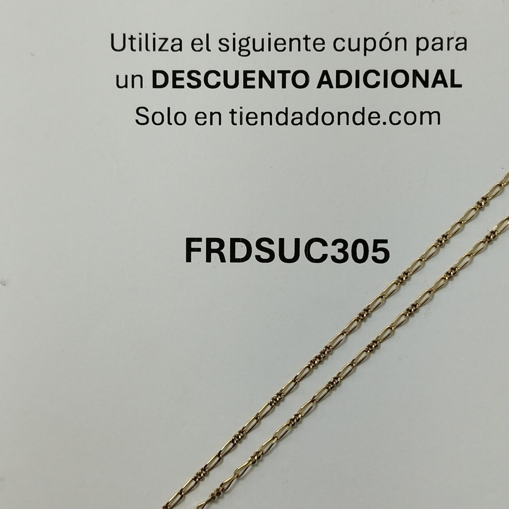 CADENA ORO 10 K 3.1 GRMS (SEMINUEVO)