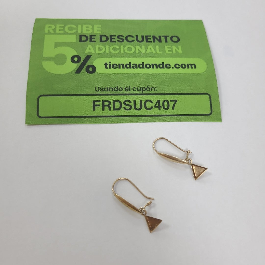 ARETES PAR ORO 10 K 0,80 GRMS (SEMINUEVO)