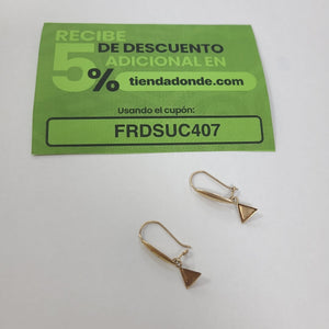 ARETES PAR ORO 10 K 0,80 GRMS (SEMINUEVO)