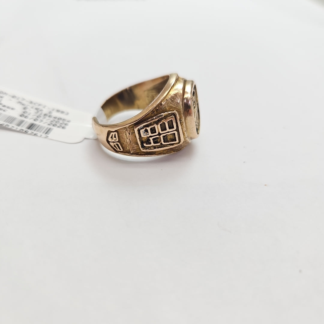 ANILLO DE GRADUACIÓN ORO 8 K 10.5 GRMS (SEMINUEVO)