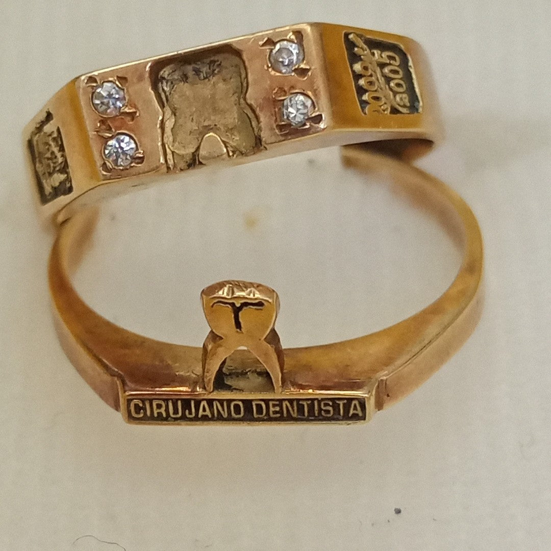 ANILLO DE GRADUACIÓN ORO 14 K 6,30 GRMS (SEMINUEVO)