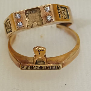 ANILLO DE GRADUACIÓN ORO 14 K 6,30 GRMS (SEMINUEVO)