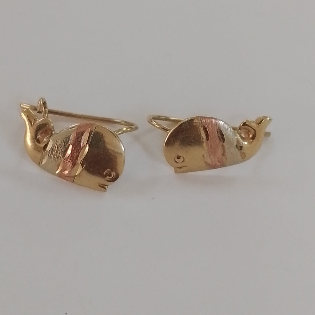 ARETES PAR ORO 10 K 1,10 GRMS (SEMINUEVO)