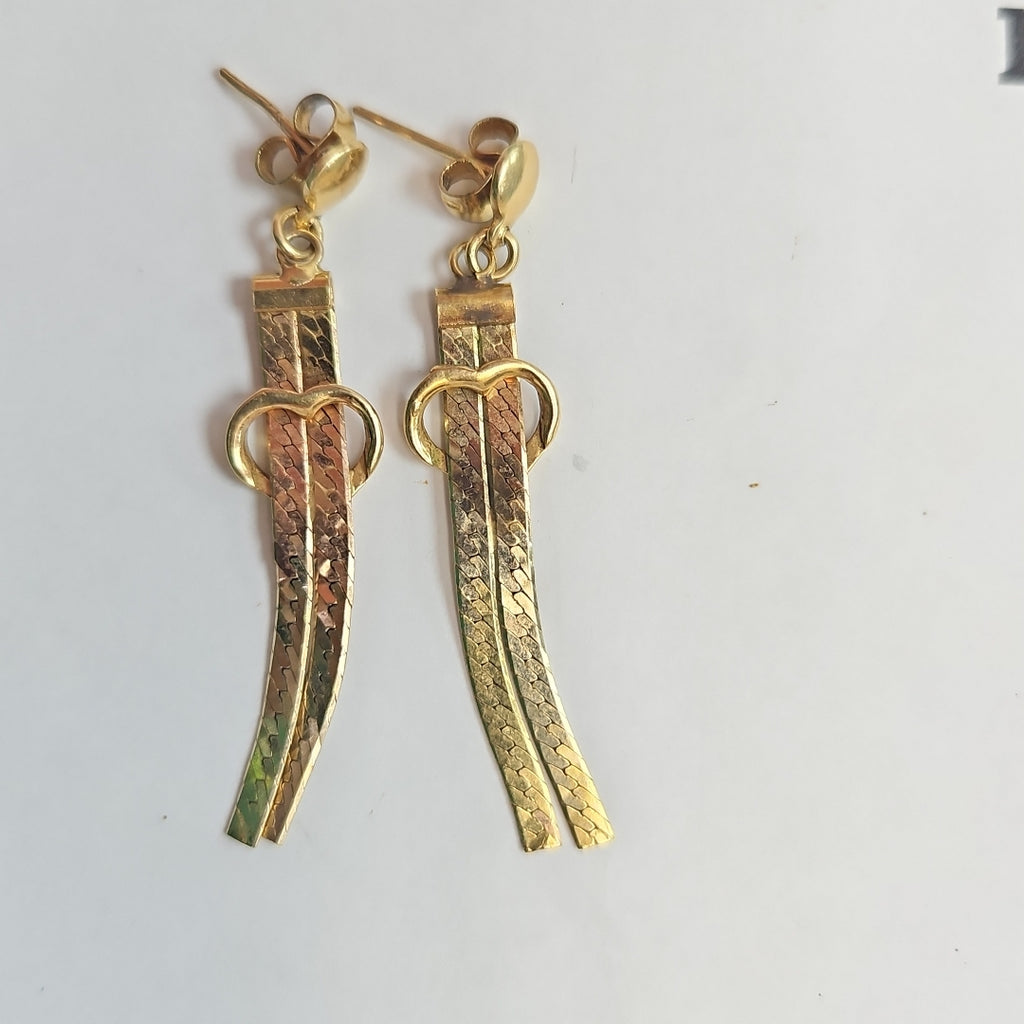 BROQUELES PAR ORO 10 K 3.6 GRMS (SEMINUEVO)