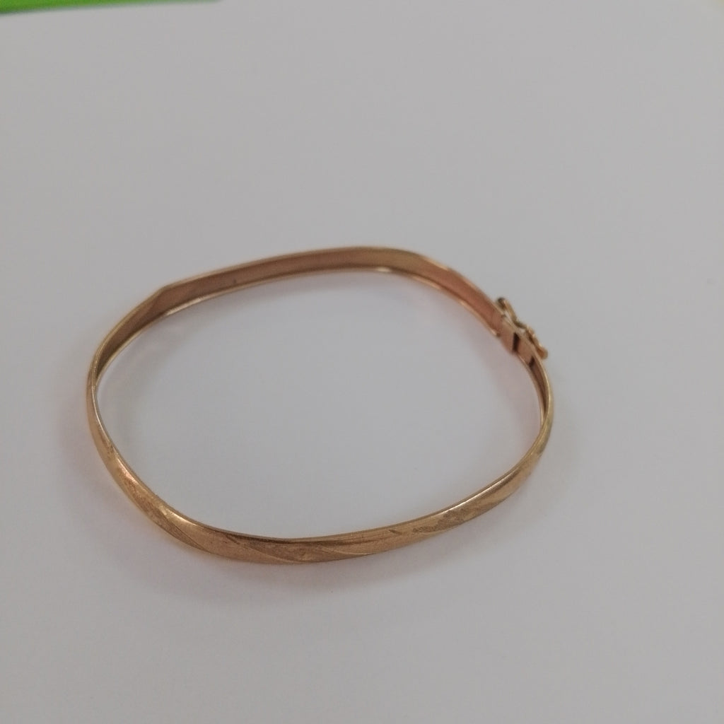 PULSERA RIGIDA ORO 10 K 4,10 GRMS (SEMINUEVO)