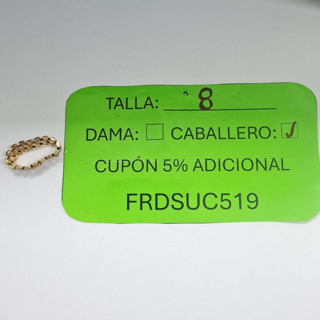 ANILLO ORO 14 K 3 GRMS (SEMINUEVO)